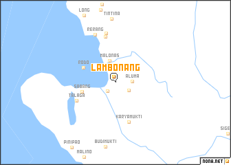 map of Lambonang