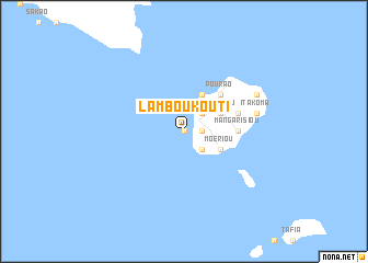 map of Lamboukouti