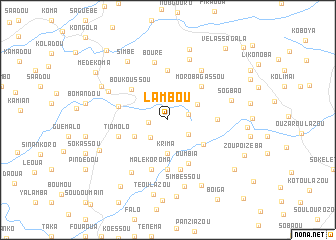 map of Lambou