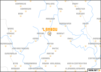 map of Lambou