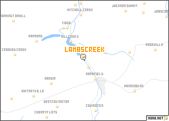 map of Lambs Creek