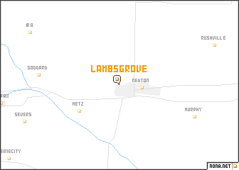 map of Lambs Grove