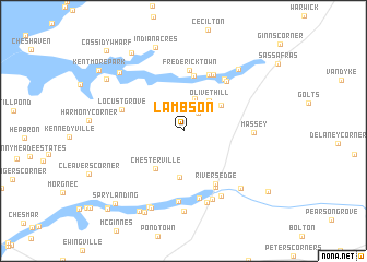 map of Lambson