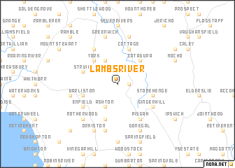 map of Lambs River