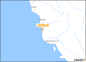 map of Lambur