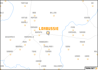 map of Lambussie
