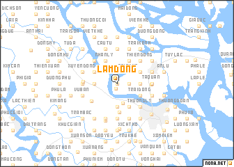 map of Lâm Ðông