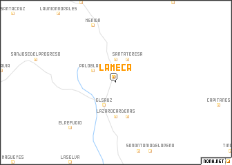 map of La Meca