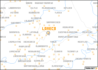 map of La Meca