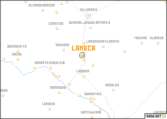 map of La Meca