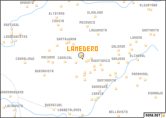 map of Lamedero