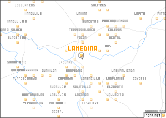 map of La Medina