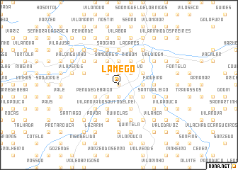 map of Lamego