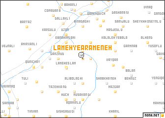 map of Lam‘eh-ye Arāmeneh