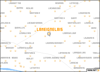 map of La Meignelais