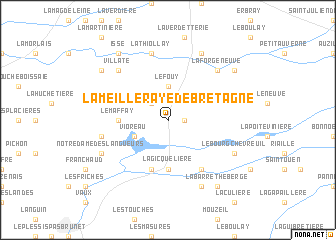 map of La Meilleraye-de-Bretagne