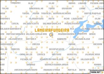 map of Lameira Fundeira