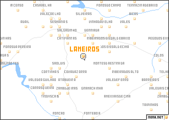 map of Lameiros