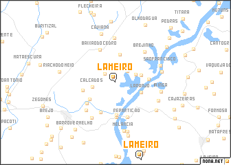 map of Lameiro