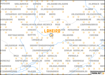 map of Lameiro