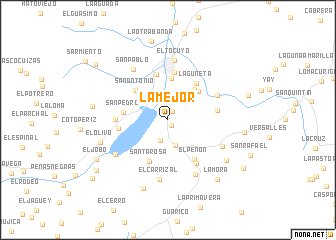 map of La Mejor