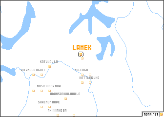 map of Lamek