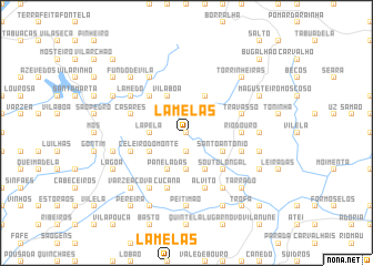 map of Lamelas