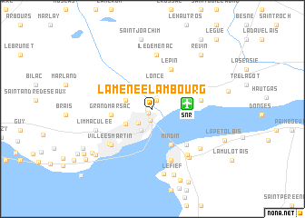 map of La Menée Lambourg