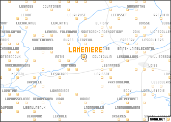 map of La Ménière