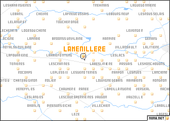map of La Menillère