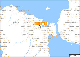 map of Lamentin