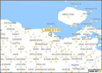 map of Lamentin