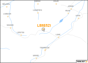 map of Lamenzi