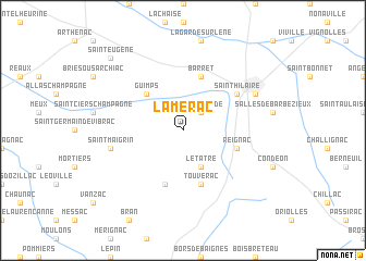 map of Lamérac