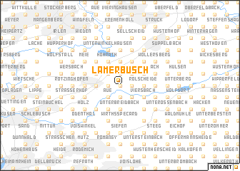 map of Lamerbusch