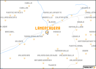 map of La Mercadera