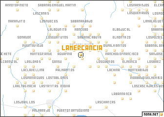 map of La Mercancía