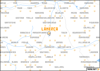 map of La Merca