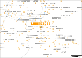 map of La Mercedes