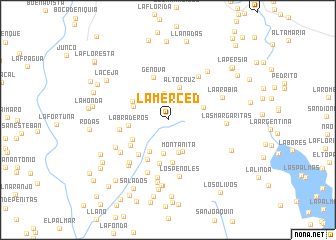 map of La Merced