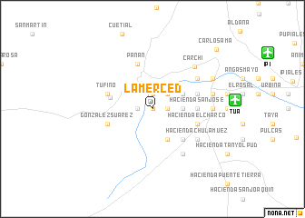 map of La Merced