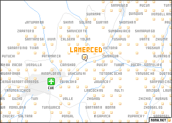 map of La Merced