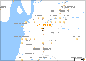 map of La Merced