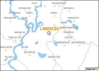 map of La Merced