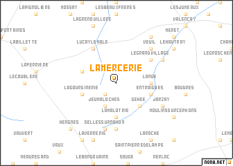 map of La Mercerie