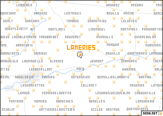 map of Lameries