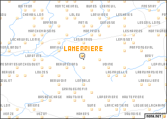 map of La Merrière