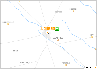 map of Lamesa