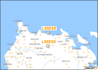 map of Lamesa