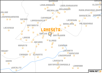 map of La Meseta